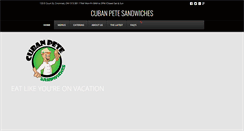 Desktop Screenshot of cubanpetesandwiches.com